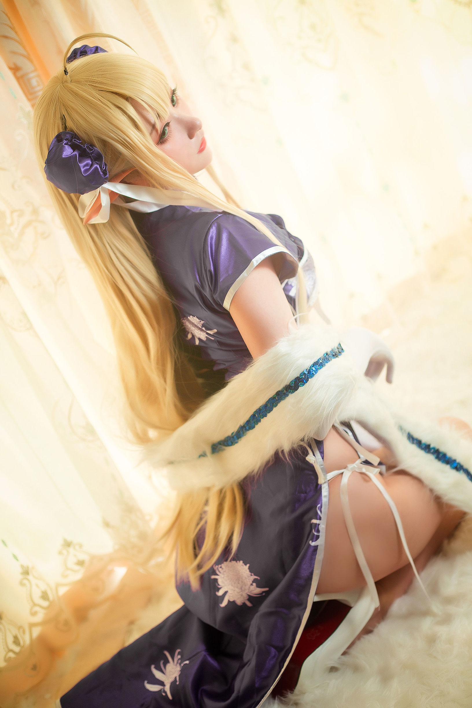 [网红COSER]高颜值coser念念_D半人马旗袍插图6